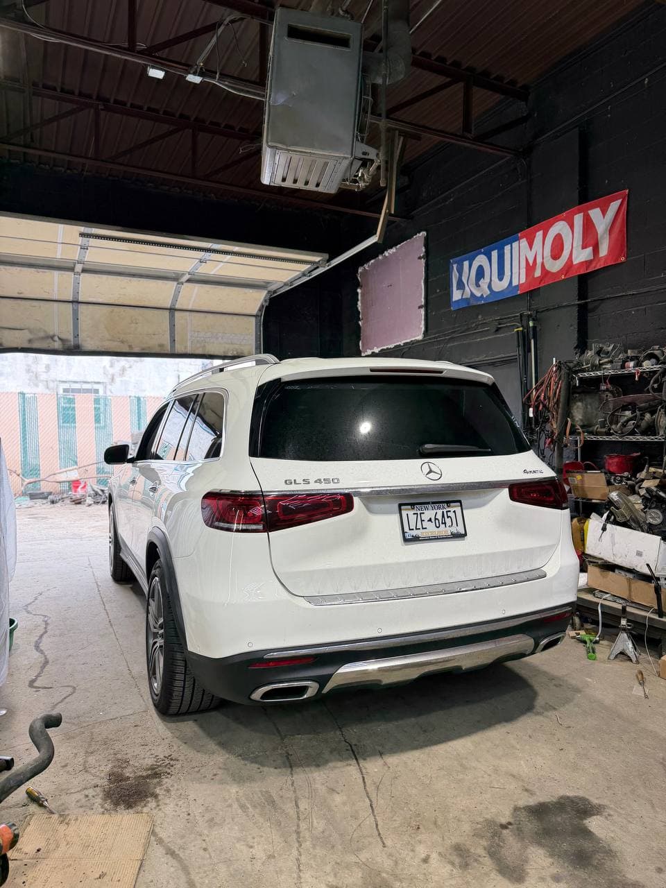Mercedes GLS 450 at Euro Auto Clinic